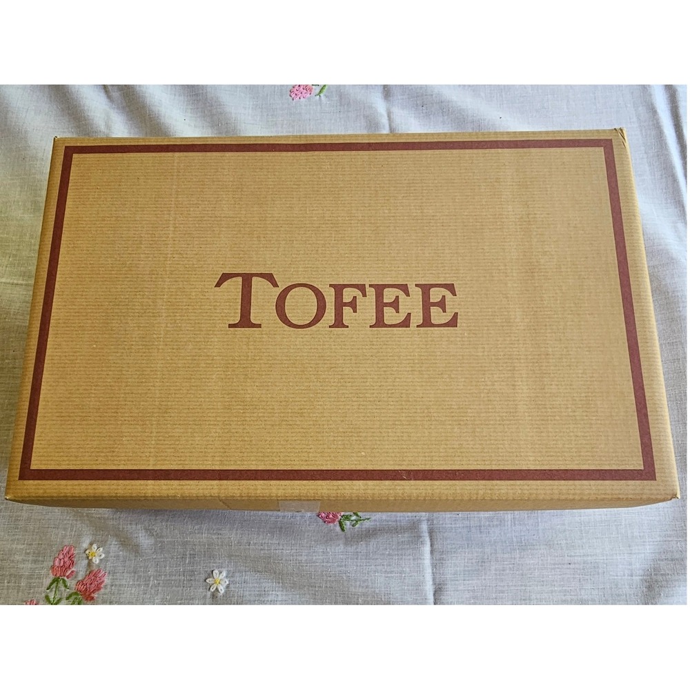 Tofee Hummingbird Scuff Teal Wool Felt Embroidered Slippers Italy Z4419 430 07 7